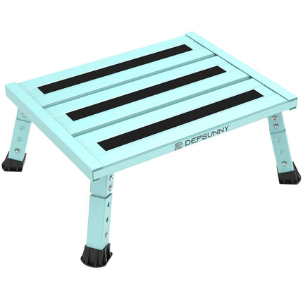 DEPSUNNY Adjustable Height Aluminum RV Step, Stabl