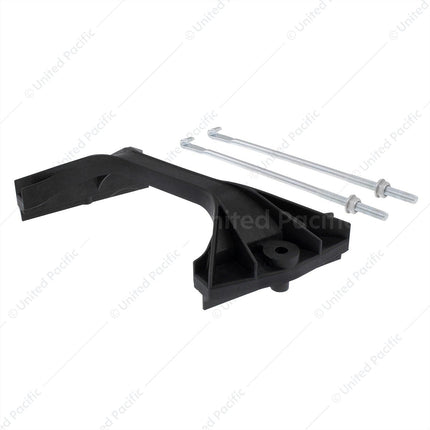 UNITED PACIFIC 110983 Battery Hold Down Bracket, Polymer, Original Design, Two Zinc-Plated J-Bolts with Flange Nuts, Fits 6-13/16" Battery, for 1978-1979 Ford Bronco & 1973-1979 Truck