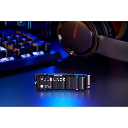 WD Black SN850X 2TB SSD M.2 2280 NVME PCI-E Gen4 Solid State Drive with Heatsink