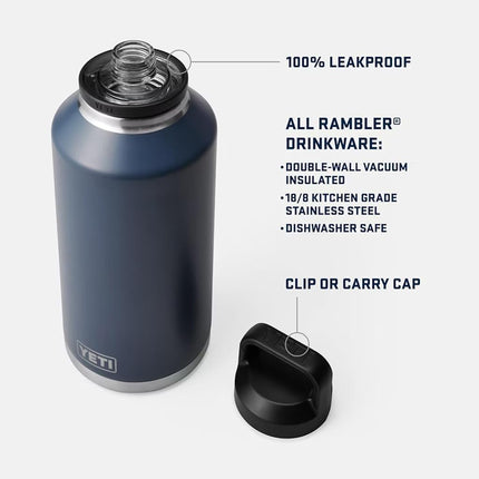 YETI Rambler 64 oz Bottle with Chug Cap, Ridgeline