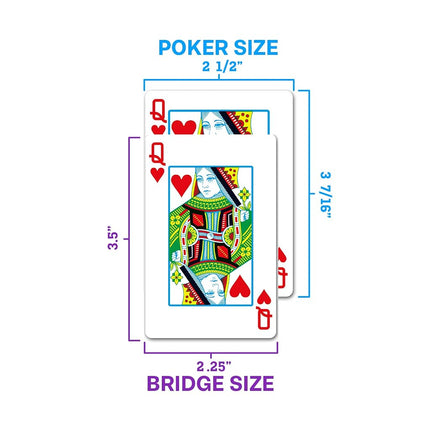 Copag Bridge Size Regular Index 1546 Playing Cards (Black Gold Setup)