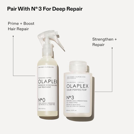 Olaplex No.0 Intensive Bond Building Hair Treatment, Liquid, Fragrance Free, Sulfate-Free, All Hair Types, 155ml
