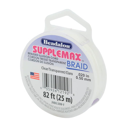 SuppleMax Braid Illusion Beading Cord, 0.50 mm / .