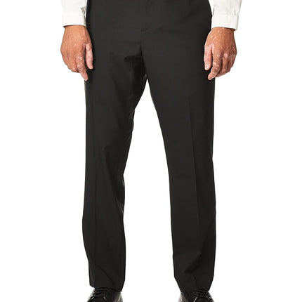 Pantalon habillé uni Very Slim Tech Perry Ellis pour homme, Noir, 36W x 32L