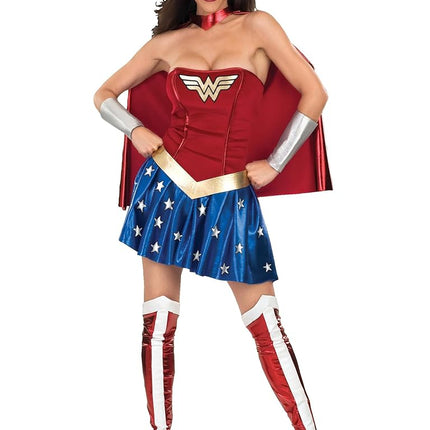 Rubies Official Wonder Woman Costume, Medium (6 -10), Reds