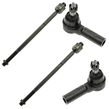 TRQ Front Tie Rod Set Compatible with 2006-2010 Do