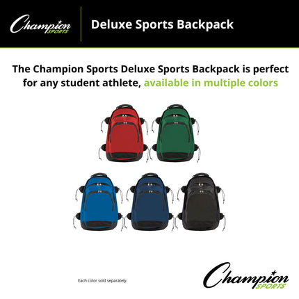 Champion Sports Deluxe All Purpose Backpack