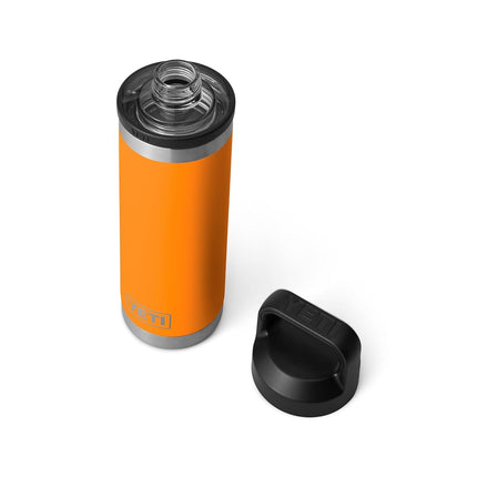 YETI Rambler 18 oz Bottle, Vacuum Insulated, Stainless Steel with Chug Cap, King Crab