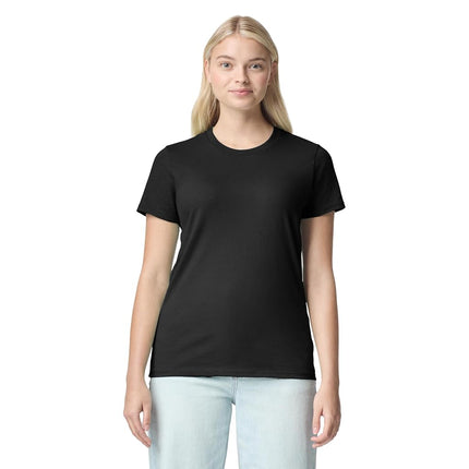 Gildan Women's Heavy Cotton Adult T-Shirt, 2-Pack, Black, 3XL