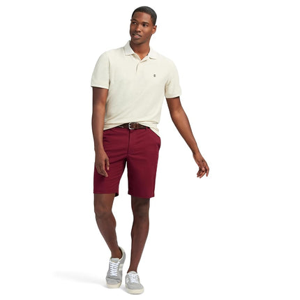 IZOD Men's Advantage Performance Short Sleeve Polo Shirt, Rock Heather, XXL