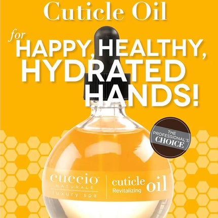 Cuccio Naturale Cuticle Revitalizing Oil - Hydrating Oil For Repaired Cuticles Overnight - Remedy For Damaged Skin And Thin Nails - Paraben And Cruelty-Free Formula - Milk And Honey - 75 ML