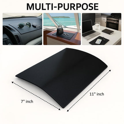 MINI-FACTORY Extra Large & Thick Sticky Anti-Slip Pad for Car Dashboard, Universal Non-Slip Grip Cell Phones, Sunglasses, Keys, Decoration Gadgets Mat for Car/Home/Office