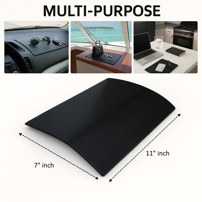 MINI-FACTORY Extra Large & Thick Sticky Anti-Slip Pad for Car Dashboard, Universal Non-Slip Grip Cell Phones, Sunglasses, Keys, Decoration Gadgets Mat for Car/Home/Office