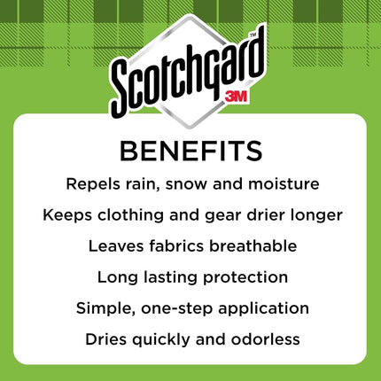 Scotchgard Heavy Duty Water Shield, Repels Water, Ideal For Outerwear, Tents, Backpacks, Canvas, Polyester And Nylon, 13 Ounces