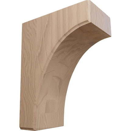 Ekena BKTW04X06X08CVGM 3 1/2" W x 6" D x 8" H Clarksville Bracket, Mahogany