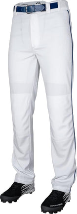 Rawlings Men's Piped Pants, White/Navy, Medium