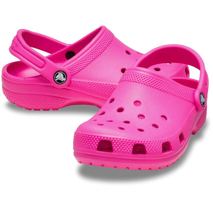 Crocs Unisex Kids Classic Clog T Clog, Pink Crush, 10 UK Child