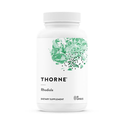 Thorne Research - Rhodiola - Vitamin Supplement for Stress Relief - Enhances Sleep & Mental Focus - 60 Capsules