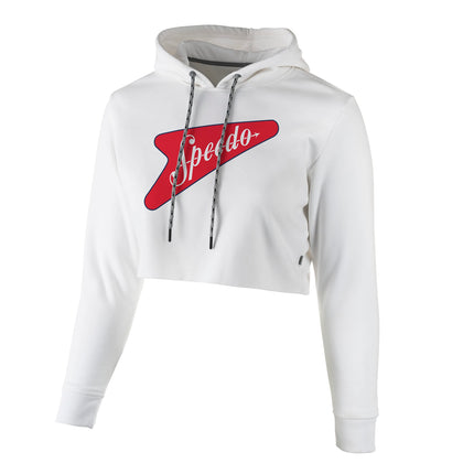 Speedo Women's Sweatshirt Vintage Cropped Hoodie