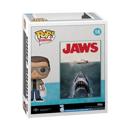 ¡Exclusivo de Chief Brody (Jaws) Funko Pop! Portada de VHS