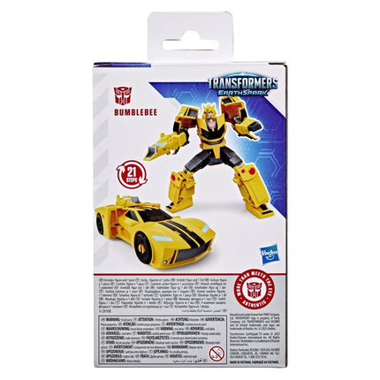 Transformers Toys EarthSpark Clase Deluxe Bumblebee, Figura de acción de 12,5 cm, Juguetes de robot para niños a partir de 6 años