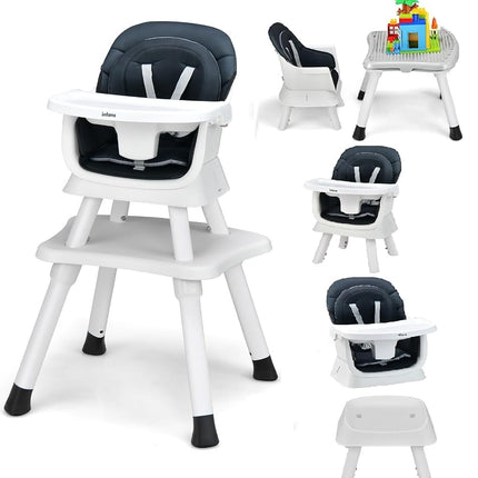 INFANS 8 in 1 Baby High Chair, Convertible Highcha