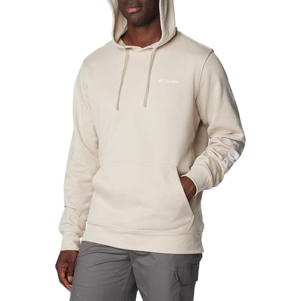 Columbia Men's Trek Hoodie, Dark Stone/CSC Sleeve Logo, 3X Tall