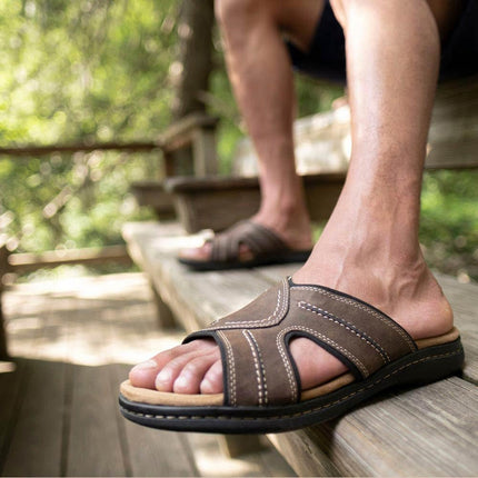 Dockers Men's Sunland Slide Sandal, Rust, 6 UK