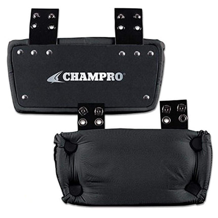 Champro Sports Back Plate, Black, 4"