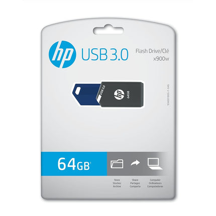 HP 64GB x900w USB 3.0 Flash Drive,Black