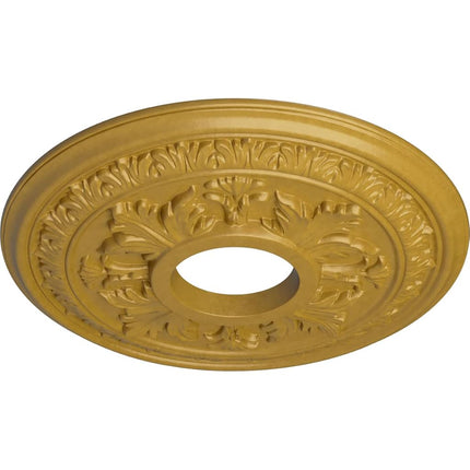 Ekena Millwork CM15BAIGS Baltimore Ceiling Medallion, Iridescent Gold