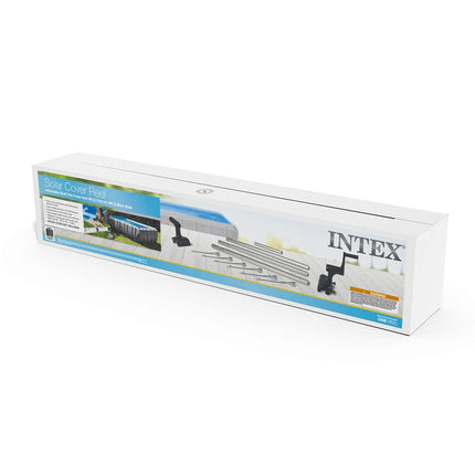 Intex 28051 Solar Cover Roller for Swimming Pools 274-488 cm Aluminium and PVC Grey
