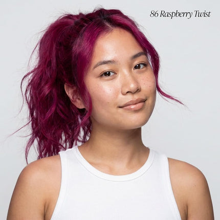 Adore Semi Permanent Hair Color - Vegan and Cruelty-Free Red Hair Dye - 4 Fl Oz - 086 Raspberry Twist (Pack of 1)