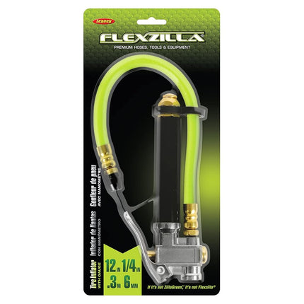 Legacy Manufacturing Flexzilla Premium Straight-On Tapered Chuck Inflator with 12 in. Hose (20-170 PSI) - AL2000FZ