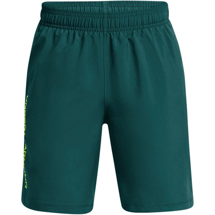 Under Armour Boys Woven Graphic Shorts Bottoms Tea