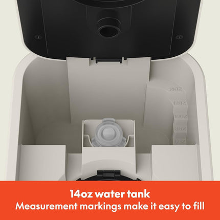Cafetière individuelle Bella, compatible avec les dosettes K-Cup et le café moulu, avec plateau égouttoir amovible et réglable, arrêt automatique et accessoires réutilisables lavables au lave-vaisselle, infuse de 6 à 14 oz