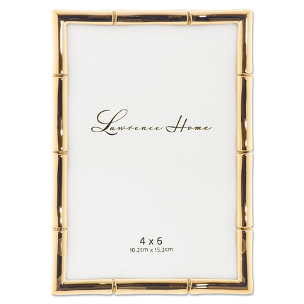 Lawrence 712246 4-Inch W x 6-Inch H Gold Metal Pic