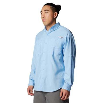 Columbia Men's Tamiami 2 Long Sleeve Shirt, Long Sleeve Shirt, Sail, L Blue