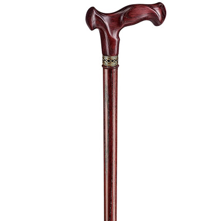 Asterom Walking Cane - Handmade, Ergonomic, Cane for Women - Wooden Walking Sticks for Seniors Women, Unique, Cool (Cherry, 36 Inches)