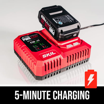 Visseuse à chocs compacte sans balais 20V 1/4" Hex avec batterie et chargeur rapide PWRJump