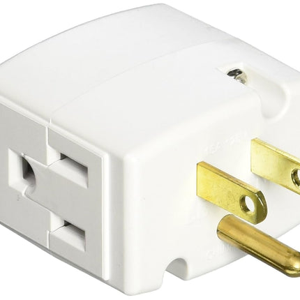 Leviton 15 Amp, 125 Volt, Triple Cube Grounding Ad