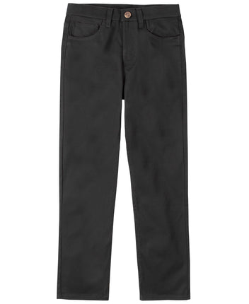Nautica Boys' Big Flat Front Stretch Twill Chino K