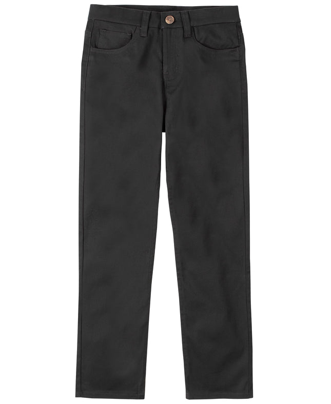 Nautica Boys' Big Flat Front Stretch Twill Chino K