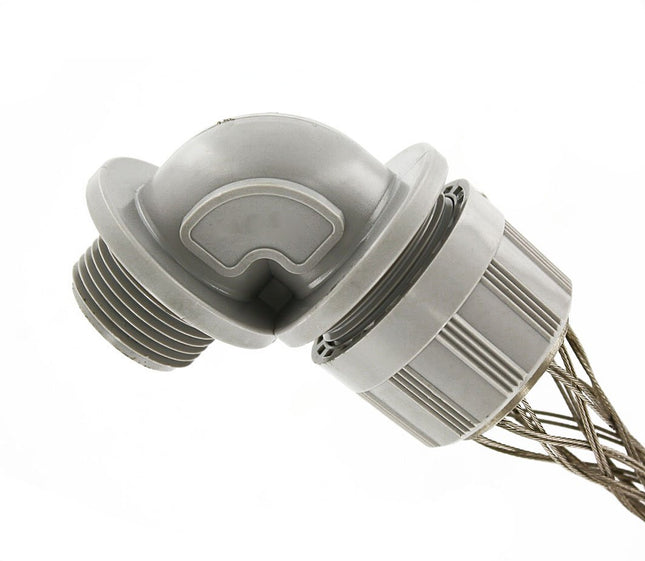 Leviton L7541 1/2-Inch, 90-Degree, Male, Nylon Bod