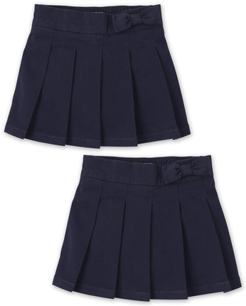 The Children's Place Baby Girls Uniform Bow Pleate
