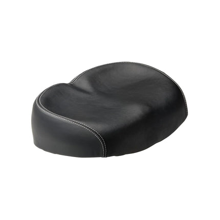 Asiento de bicicleta Schwinn Comfort para hombres y mujeres, acolchado de espuma suave, sillín de repuesto que se adapta a todas las bicicletas de adulto con tija de sillín estándar, sin nariz y sin presión, negro