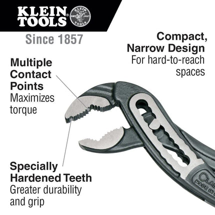 Klein D504-12B Quick Adjust Klaw Pump Plier, 12-Inch