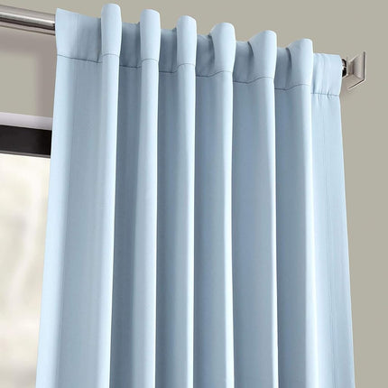 HPD Half Price Drapes Room Darkening Curtains 108 Inches Long for Bedroom & Living Room (1 Panel), 50 X 108, Frosted Blue