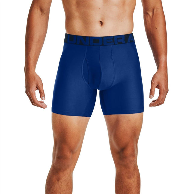 Caleçons Under Armour Tech 15 cm (lot de 2) pour homme - Royal/Academy - XXXXL