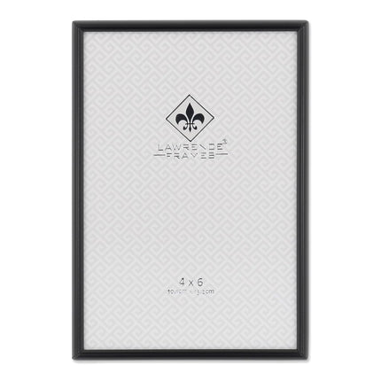 Lawrence Frames 660046 4x6 Simply Black Picture Frame